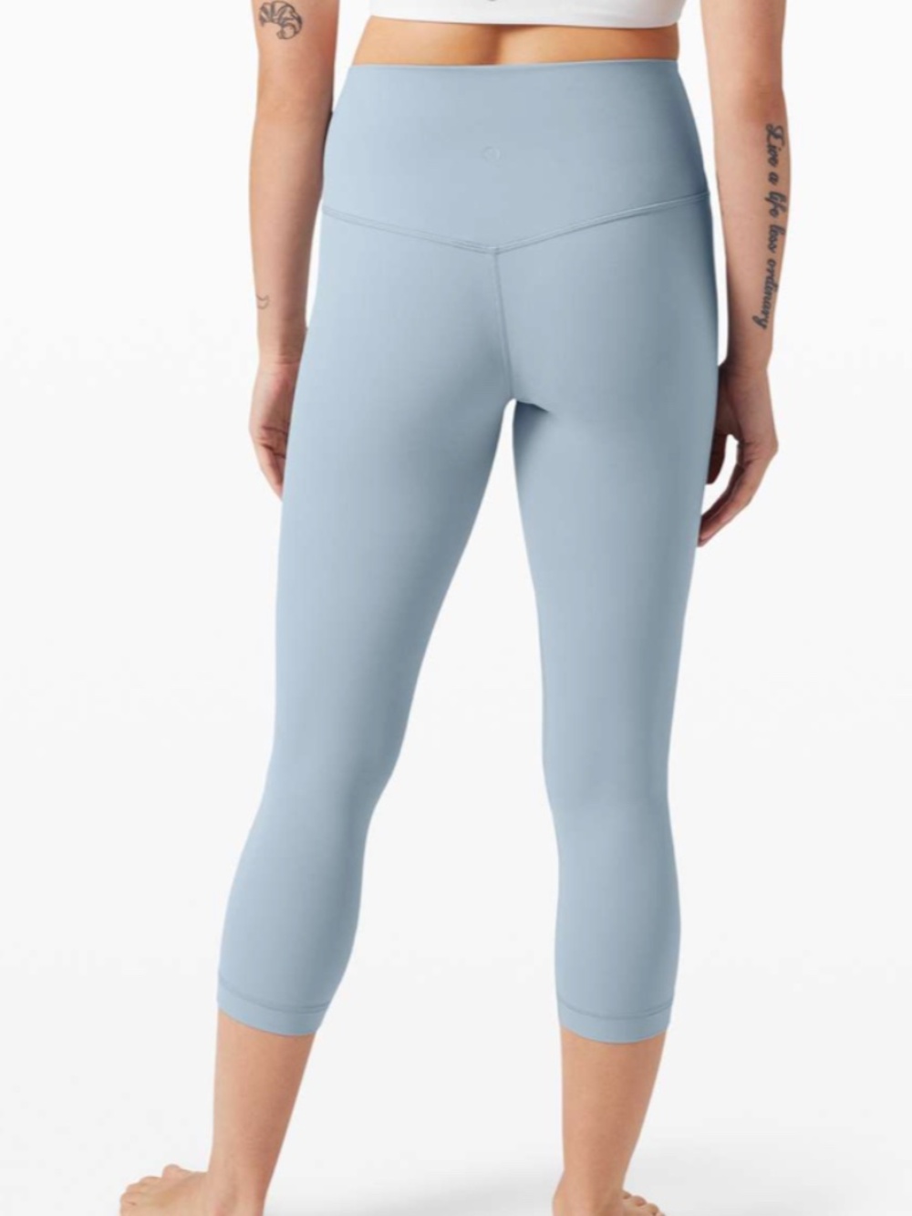 Lululemon Align Crop *21" Chambray Size 8
